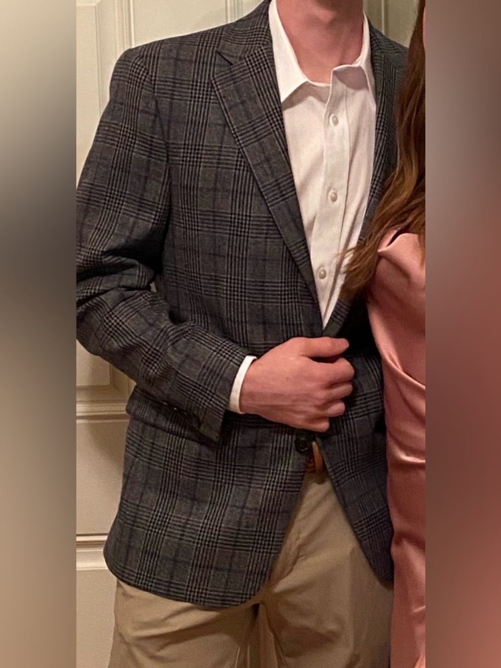 Men's Gray Plaid Blazer - Ralph Lauren